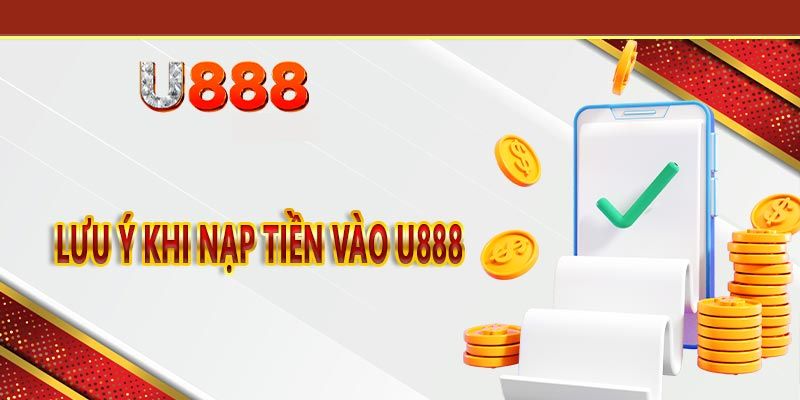 Lưu ý khi nạp tiền u888