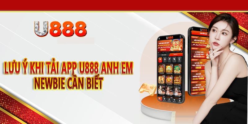 Một số lưu ý quan trọng khi tải app u888