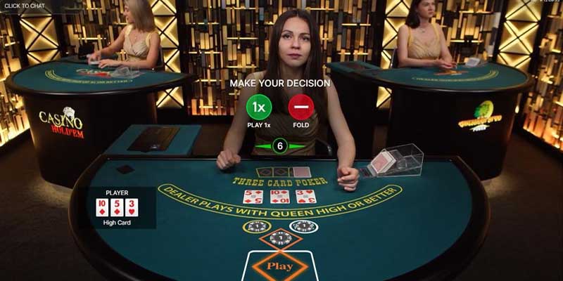 Poker live là một phiên bản game bài live của trò chơi poker truyền thống