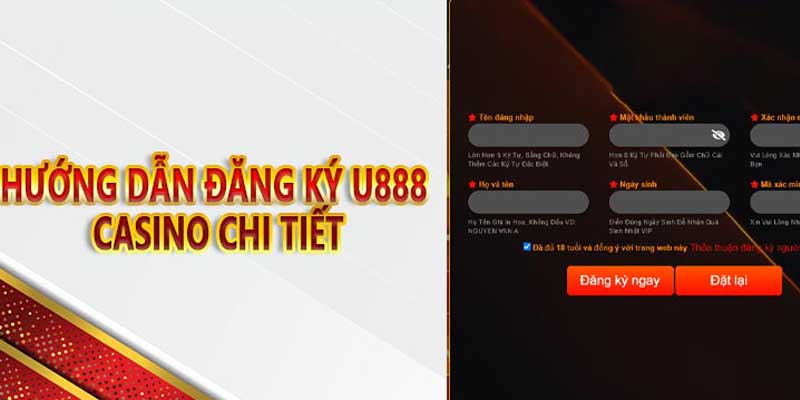 Quy trình đăng ký u888 siêu dễ  